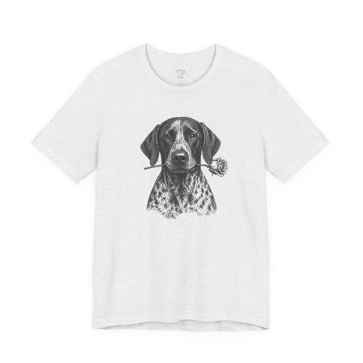 German Shorthaired Pointer GSP Rose Collection T-Shirt