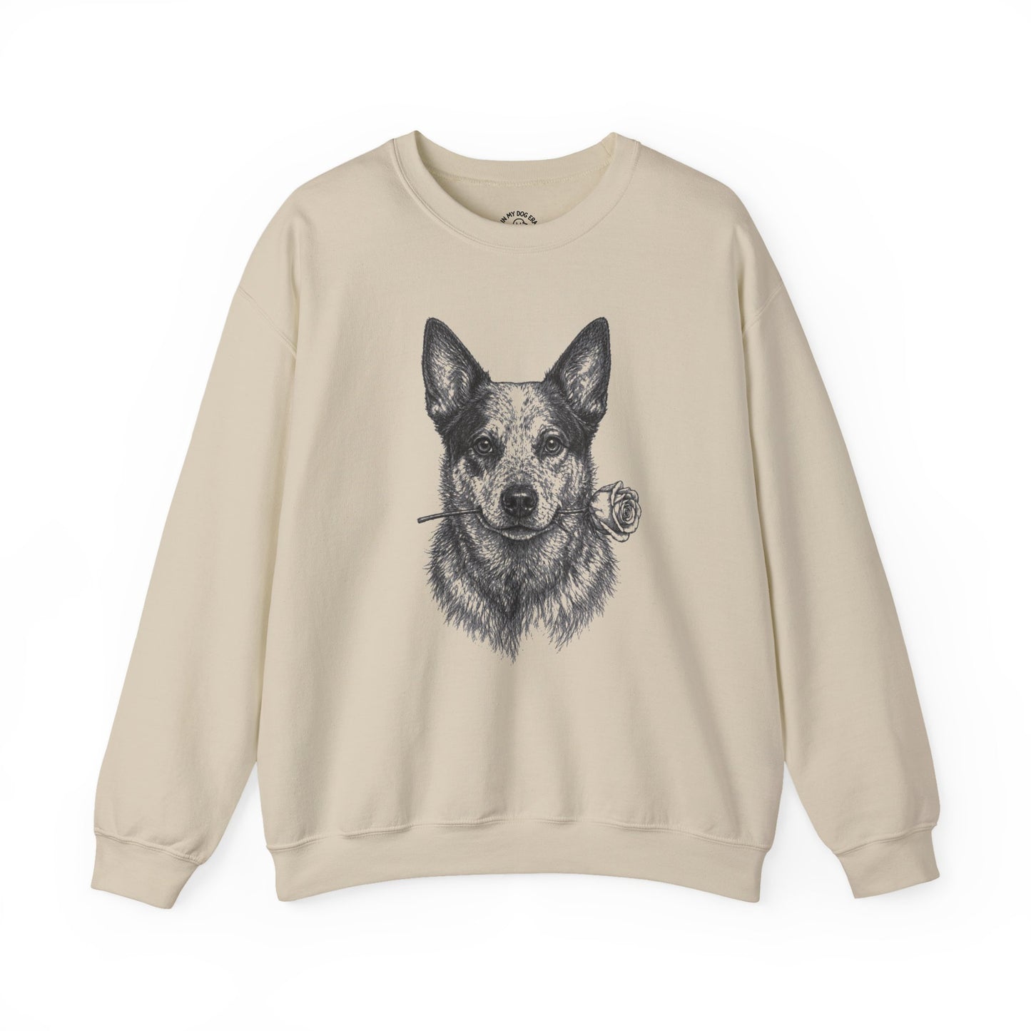 Australian Cattle Dog Heeler Rose Collection Sweatshirt