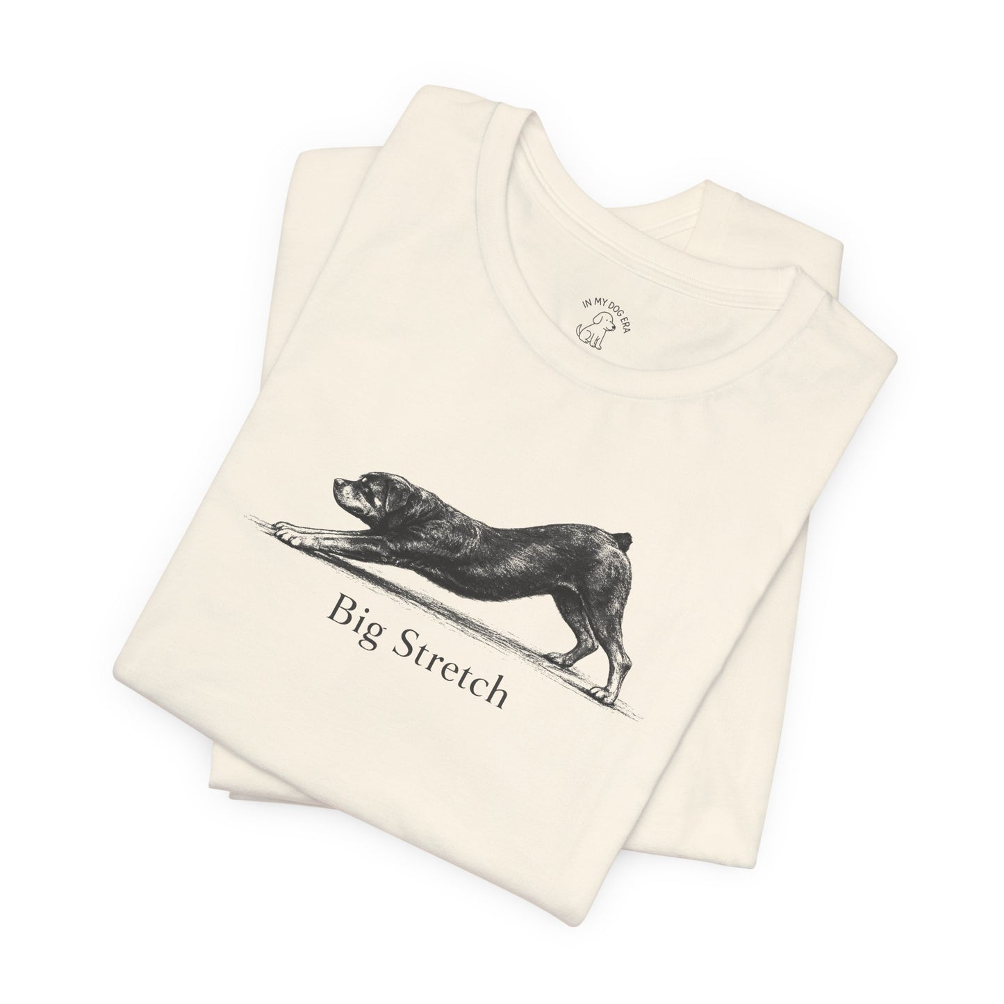 Big Stretch Rottweiler (Docked Tail) T-Shirt