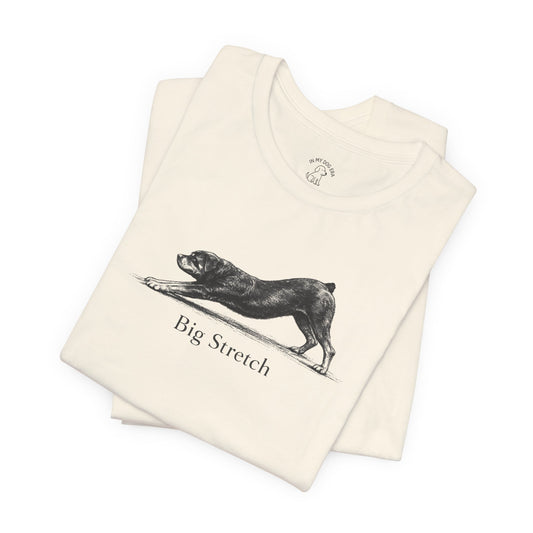 Big Stretch Rottweiler (Docked Tail) T-Shirt