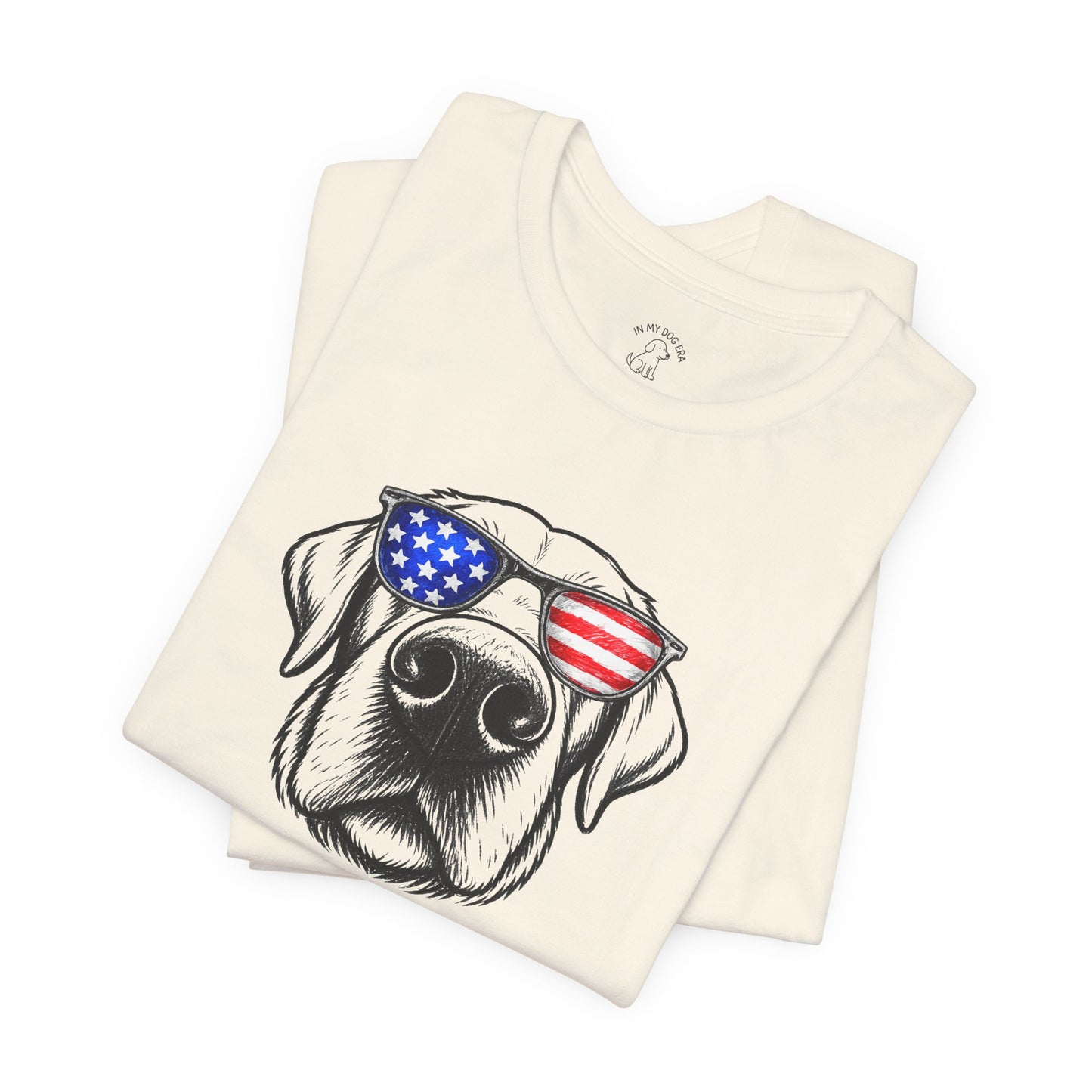 Red, White & BOOP Yellow Labrador Retriever T-Shirt