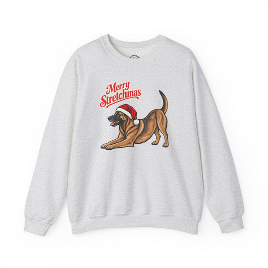 Belgian Malinois Christmas Sweatshirt | Merry Stretchmas