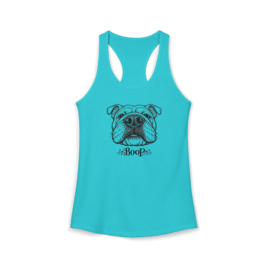 BOOP English Bulldog - Women's Racerback Tanktop