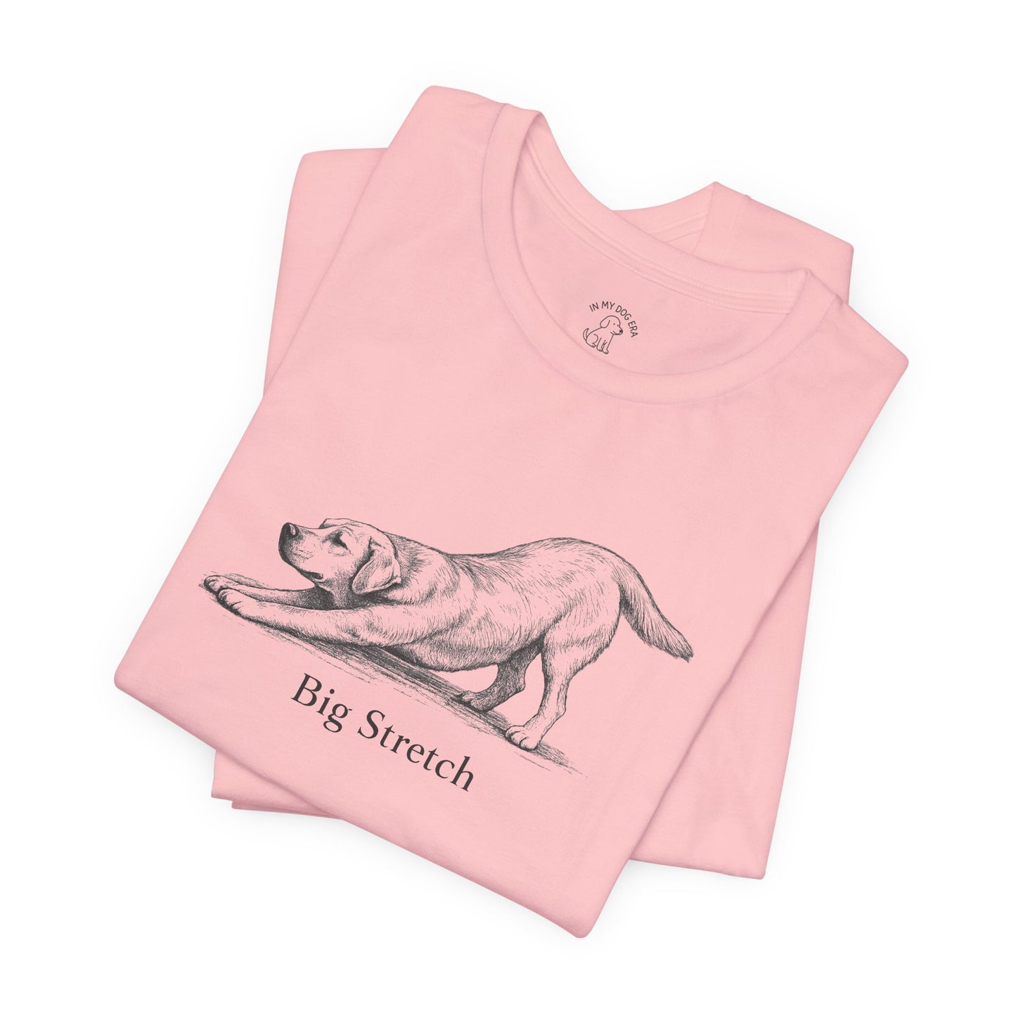Big Stretch Yellow Labrador Retriever T-Shirt