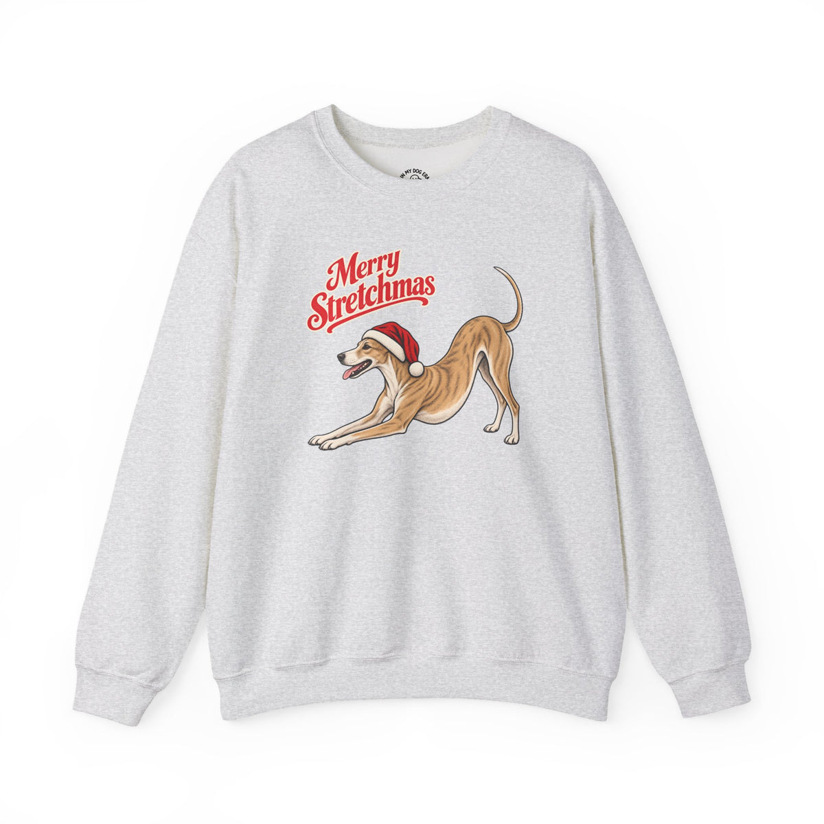 Whippet Christmas Sweatshirt | Merry Stretchmas