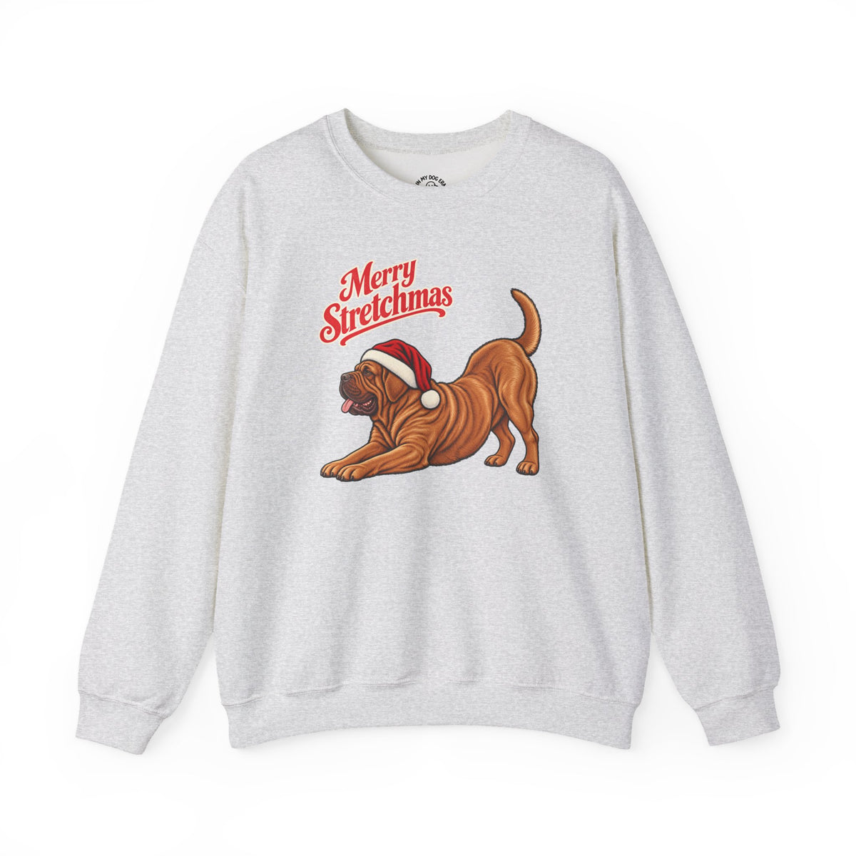 Dogue de Bordeaux Christmas Sweatshirt | Merry Stretchmas