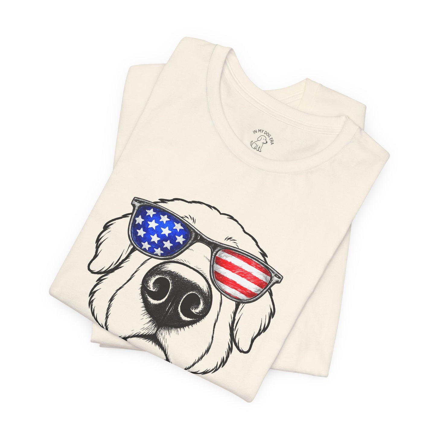 Red, White & BOOP Great Pyrenees T-Shirt
