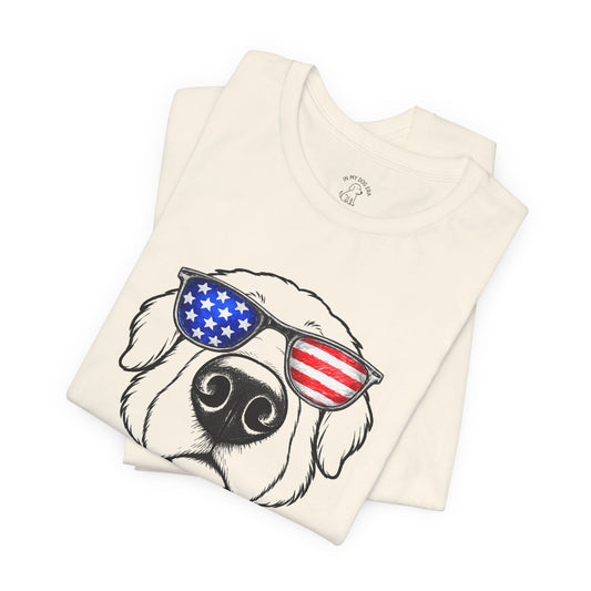 Red, White & BOOP Great Pyrenees T-Shirt
