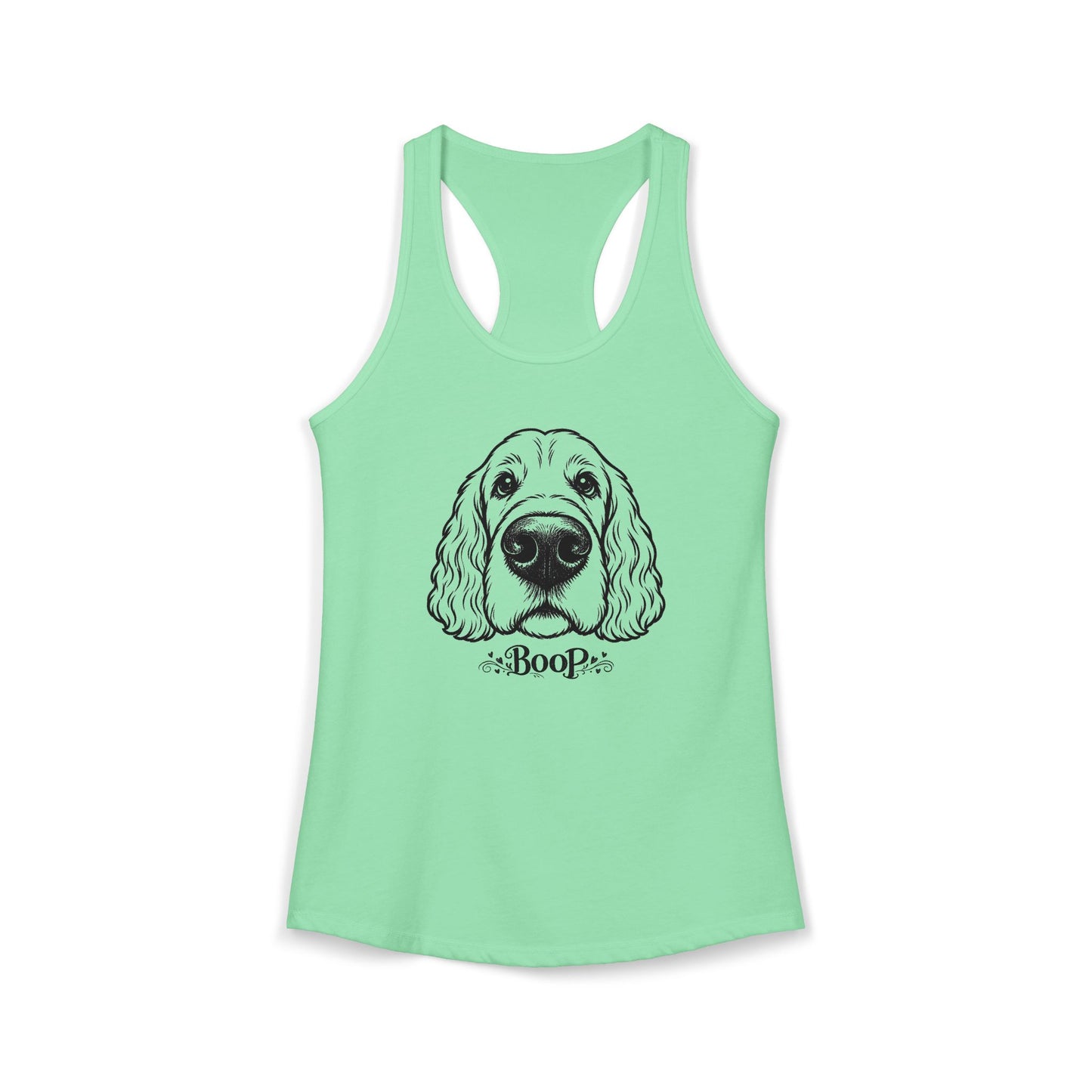 BOOP English Cocker Spaniel - Women's Racerback Tanktop