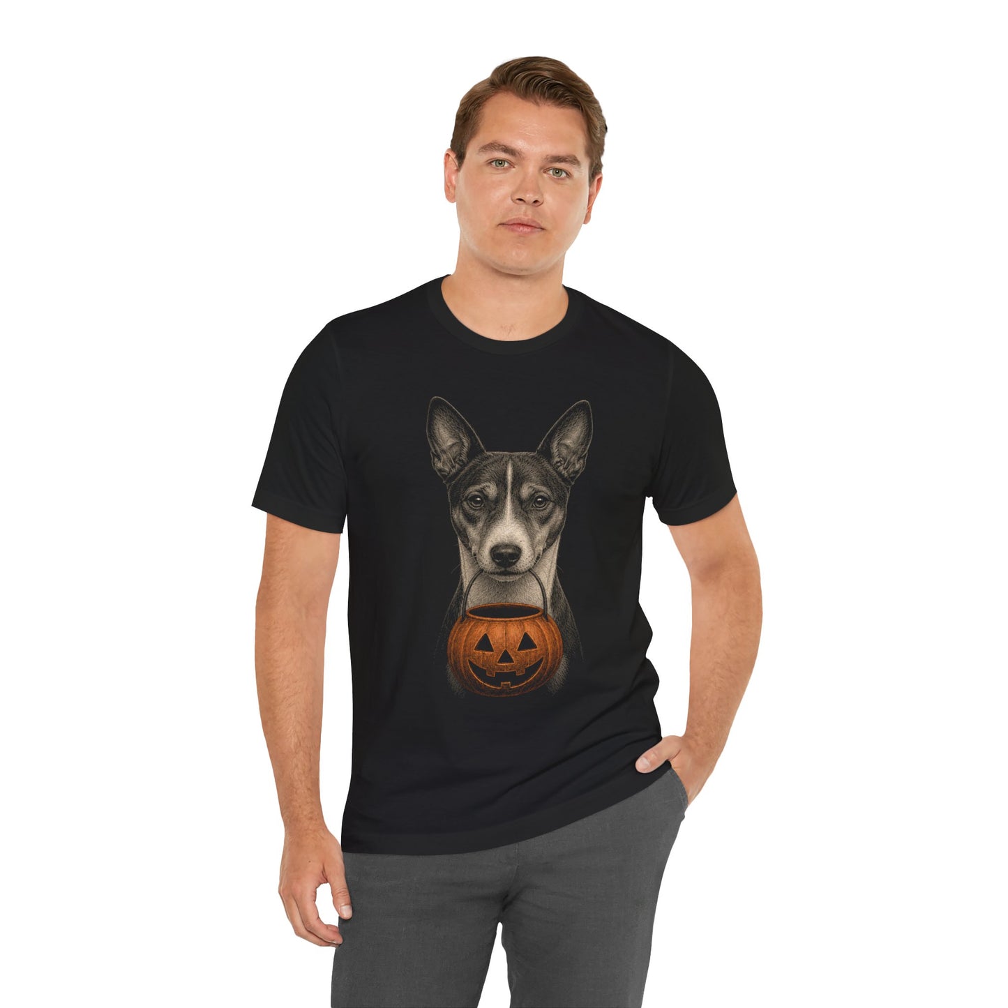 Basenji Halloween T-Shirt – Boop or Treat