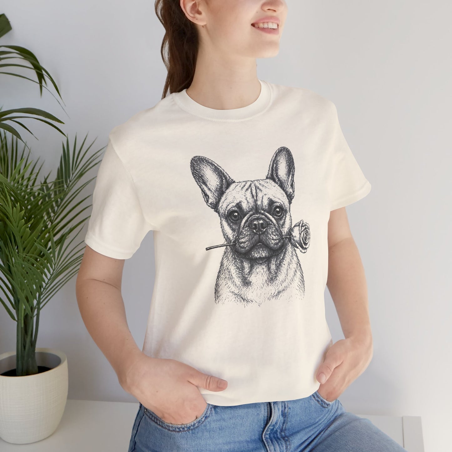 French Bulldog Rose Collection T-Shirt