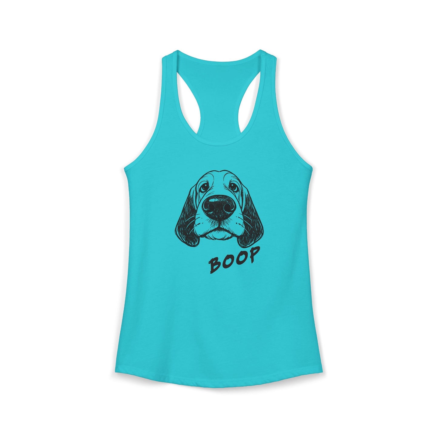 BOOP Classic - Basset Hound - Women's Racerback Tanktop