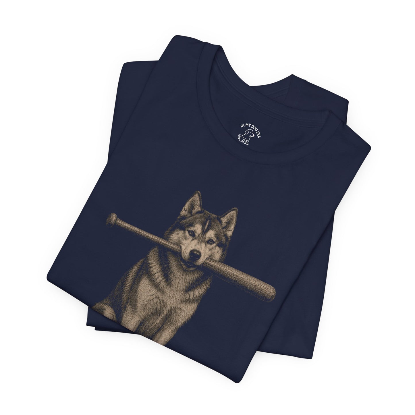 Bat Dog Husky T-Shirt