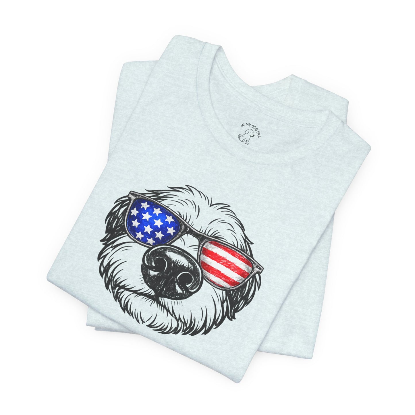 Red, White & BOOP Bernedoodle T-Shirt