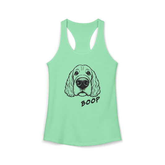 BOOP Classic - English Cocker Spaniel - Women's Racerback Tanktop