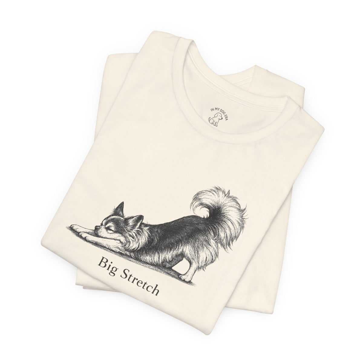 Big Stretch Long-Haired Chihuahua T-Shirt