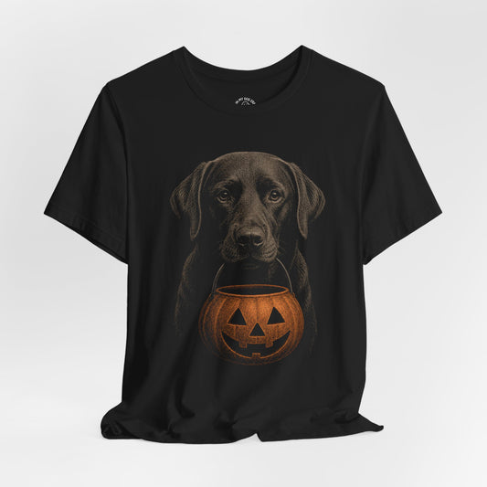 Chocolate Labrador Retriever Halloween T-Shirt – Boop or Treat