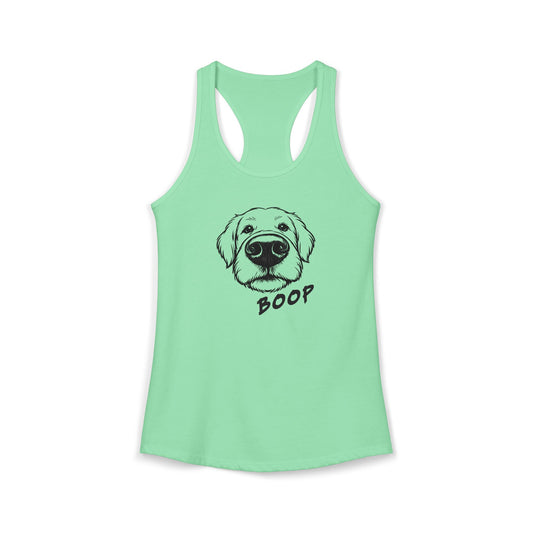 BOOP Classic - Golden Retriever - Women's Racerback Tanktop