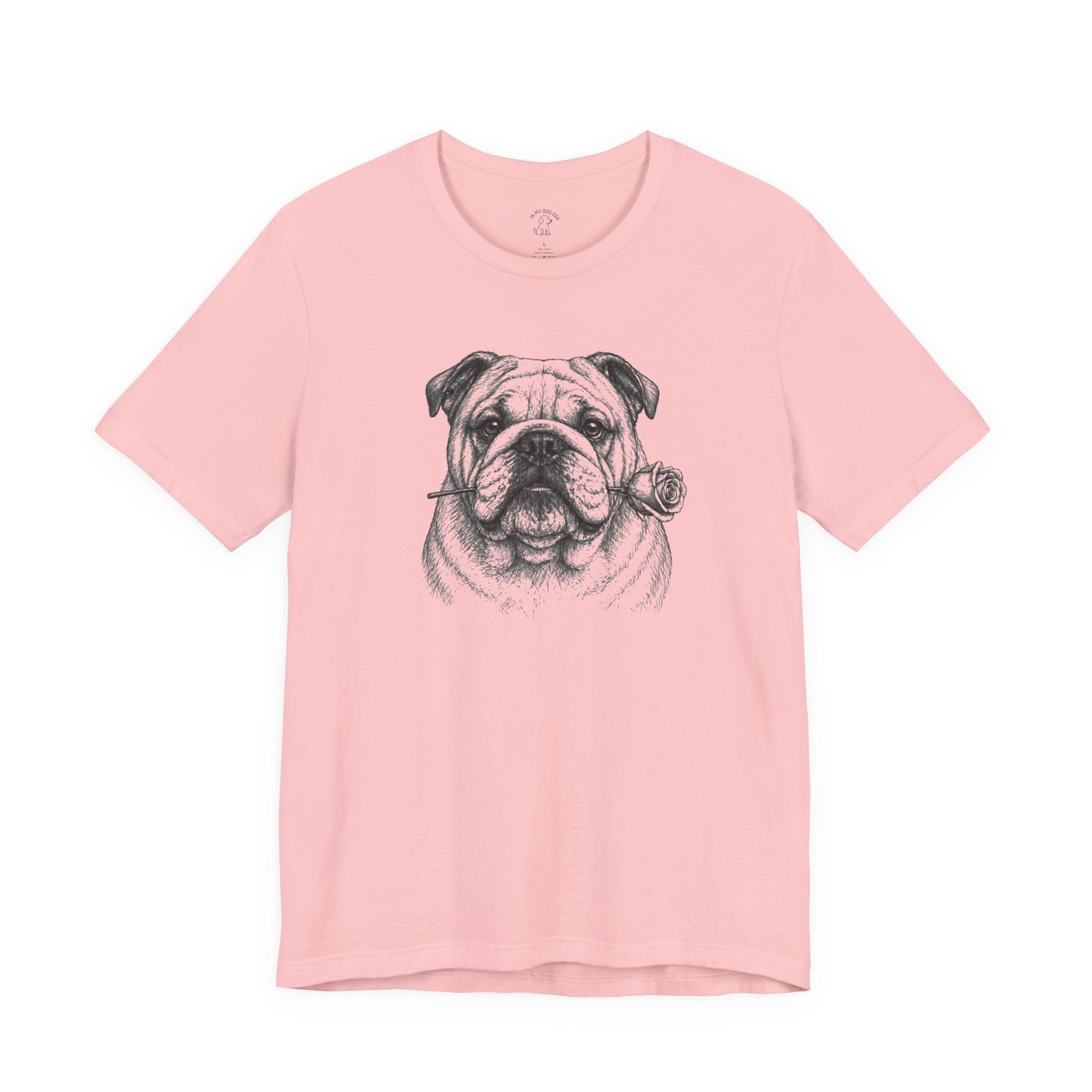 English Bulldog Rose Collection T-Shirt