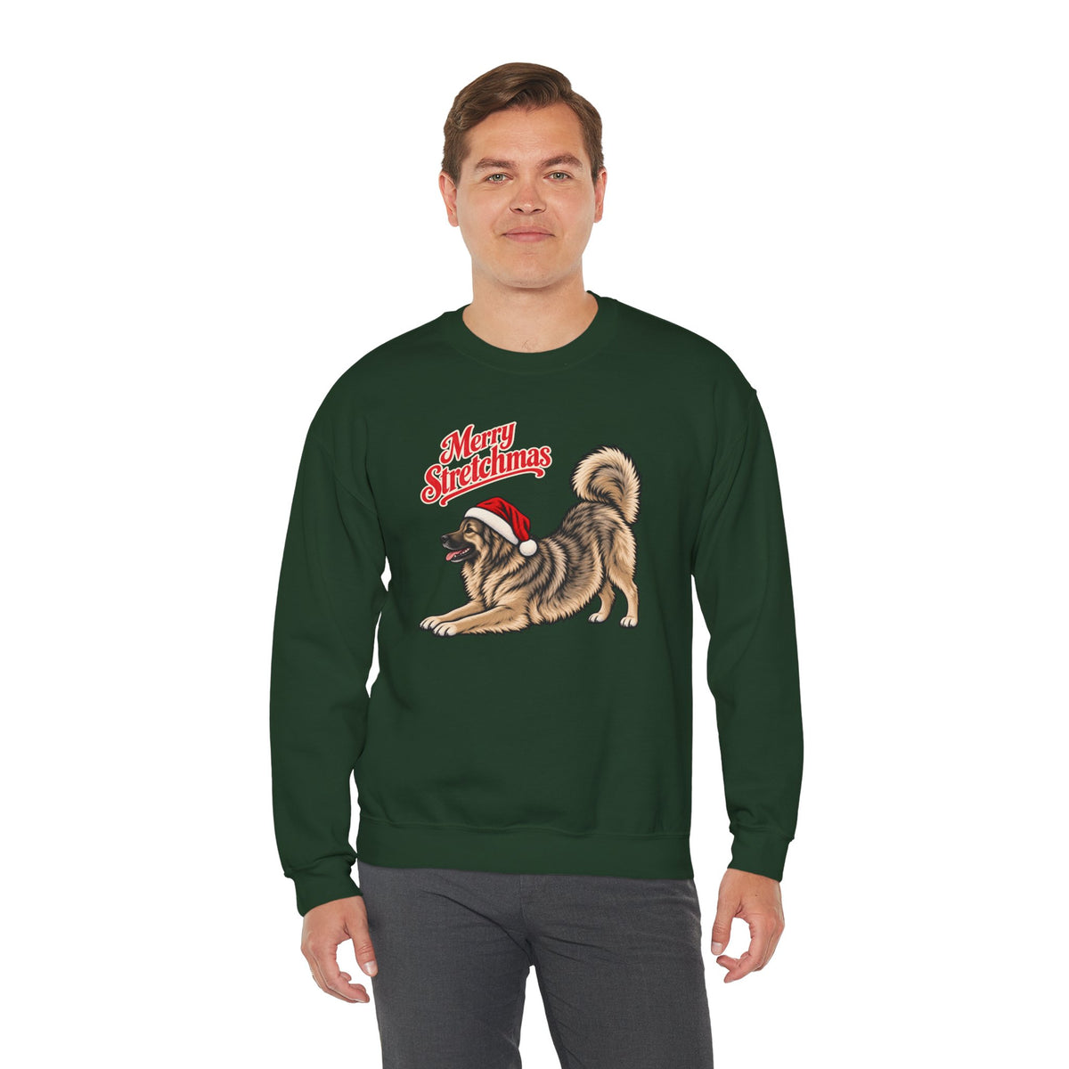 Eurasier Christmas Sweatshirt | Merry Stretchmas
