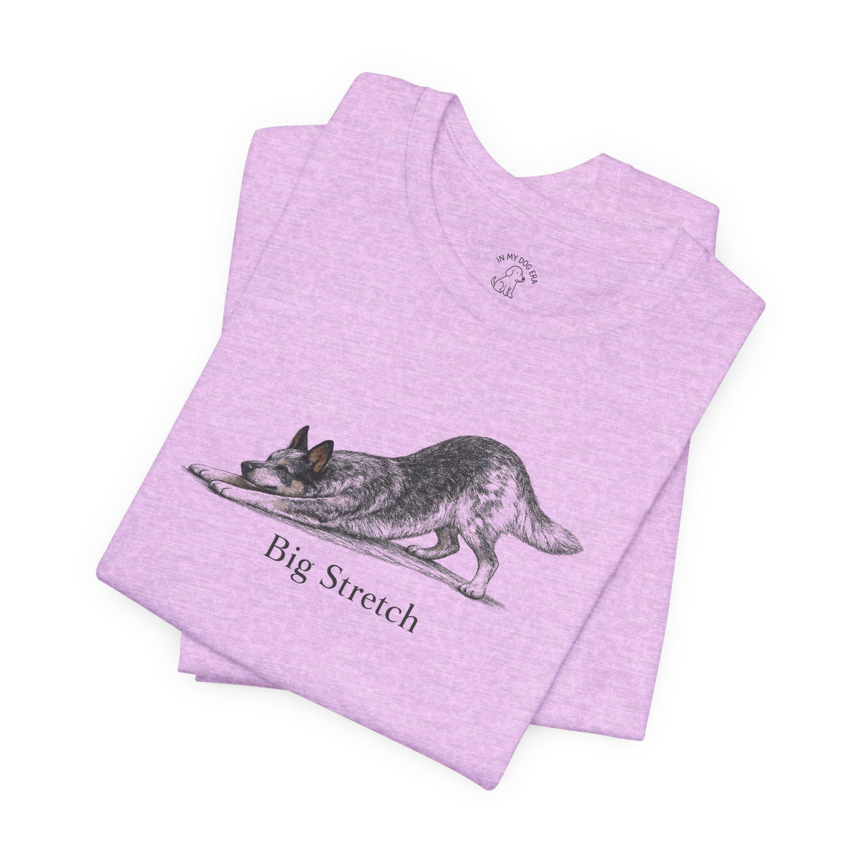 Big Stretch Australian Cattle Dog T-Shirt (Blue Heeler)