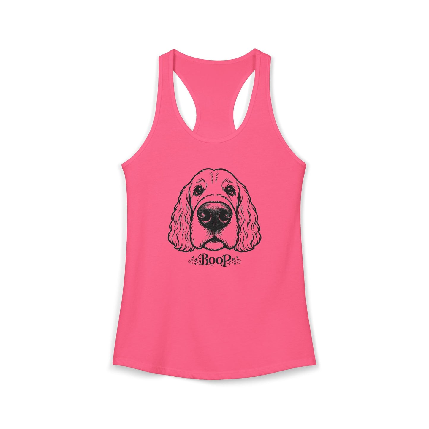 BOOP English Cocker Spaniel - Women's Racerback Tanktop