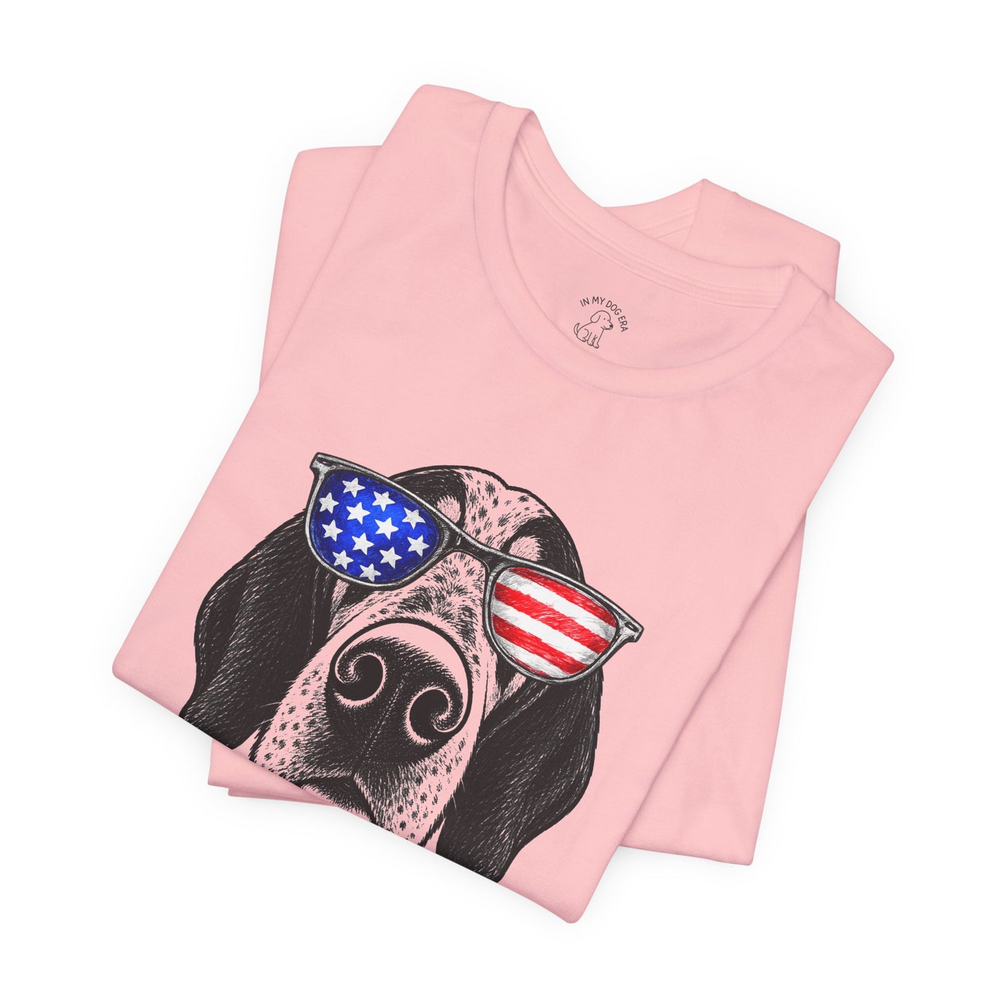 Red, White & BOOP Bluetick Coonhound T-Shirt