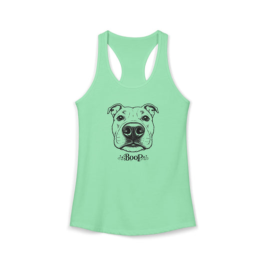 BOOP American Staffordshire Terrier - Women's Racerback Tanktop