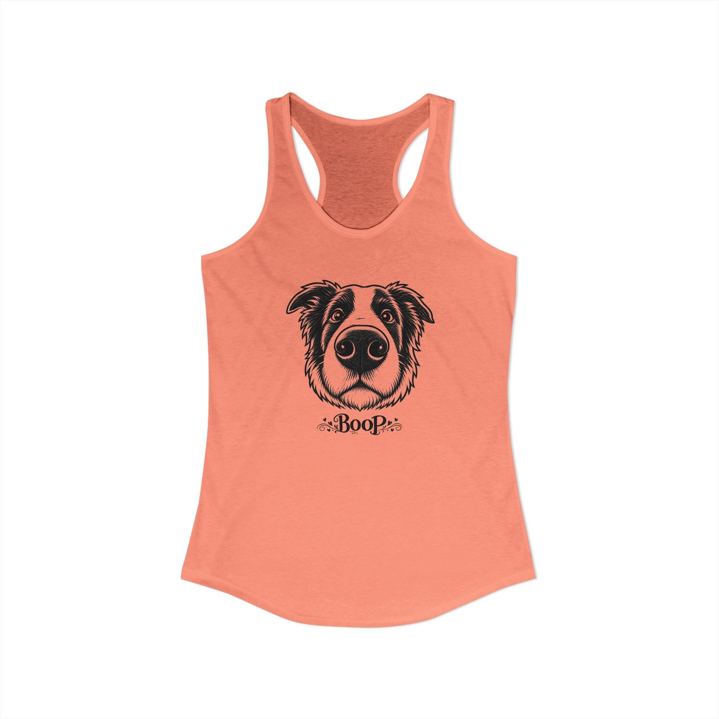BOOP Border Collie - Women's Racerback Tanktop