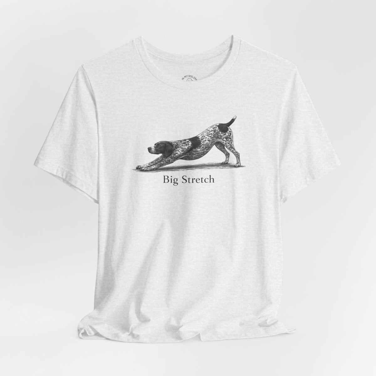 Big Stretch German Shorthaired Pointer (Docked Tail) T-Shirt