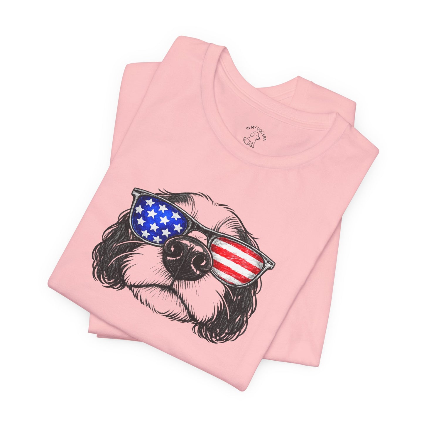 Red, White & BOOP Cavalier King Charles Spaniel T-Shirt