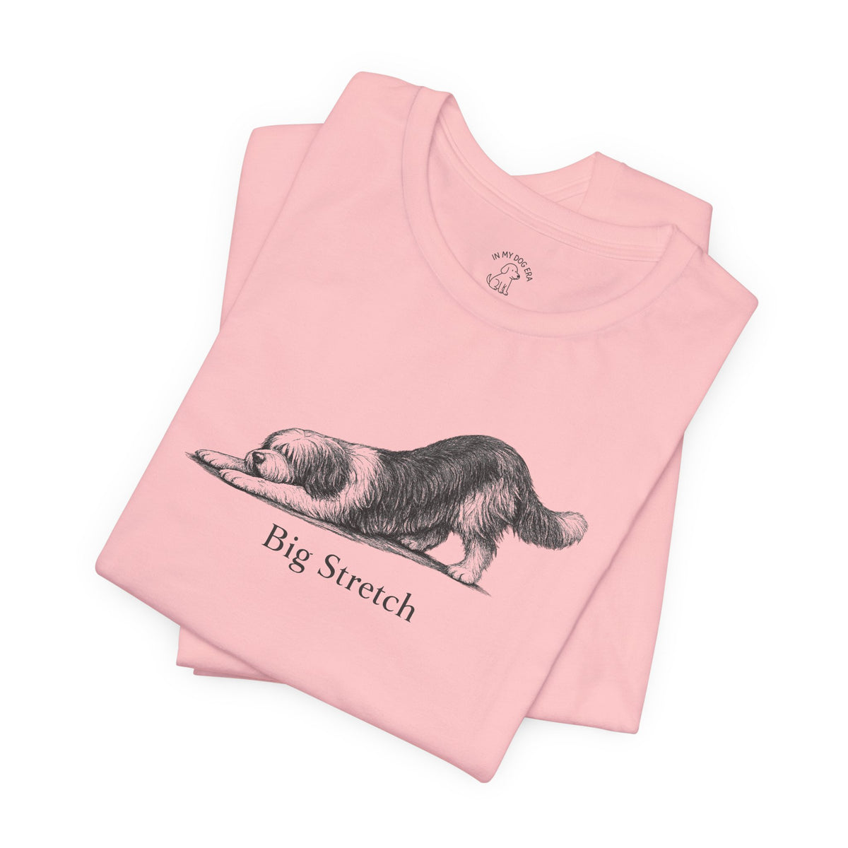 Big Stretch Bearded Collie T-Shirt