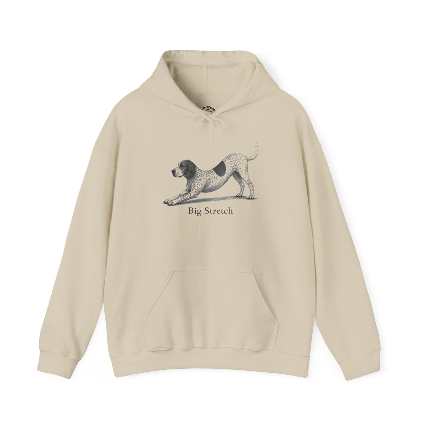 Big Stretch American English Coonhound - Hoodie (Red Tick Coonhound)