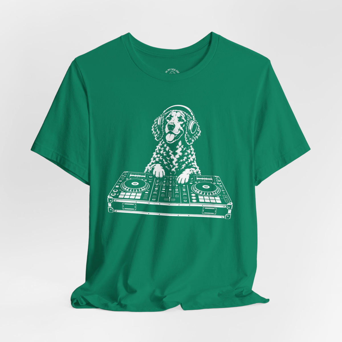 Curly Coated Retriever DJ T-Shirt