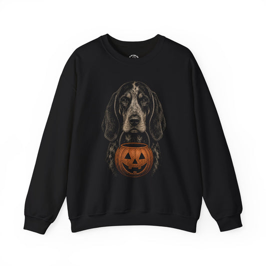 Bluetick Coonhound Halloween Sweatshirt – Boop or Treat