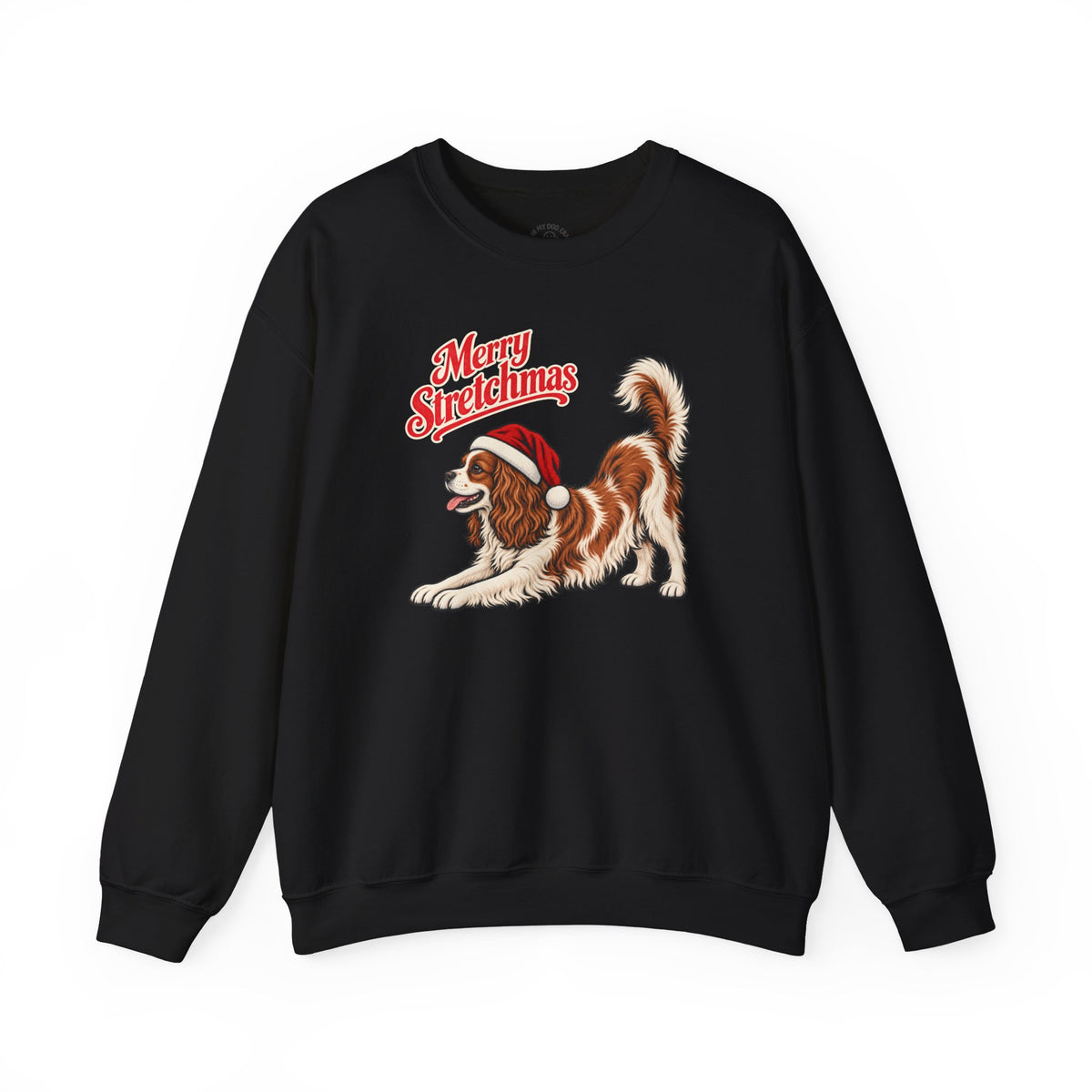 Cavalier King Charles Spaniel Christmas Sweatshirt | Merry Stretchmas