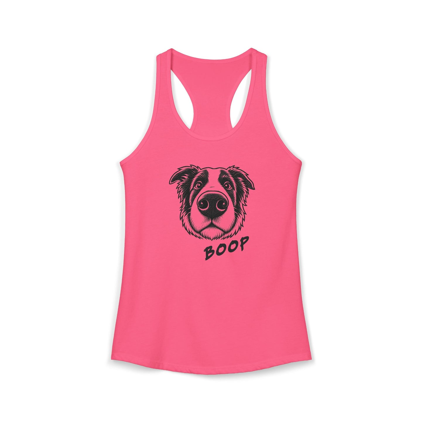 BOOP Classic - Border Collie - Women's Racerback Tanktop