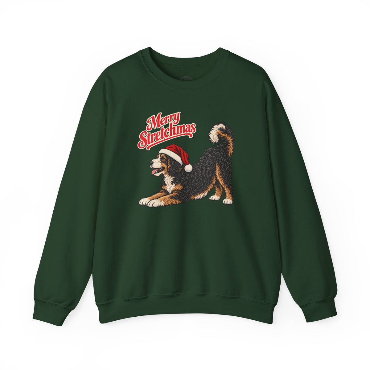 Bernedoodle Christmas Sweatshirt | Merry Stretchmas