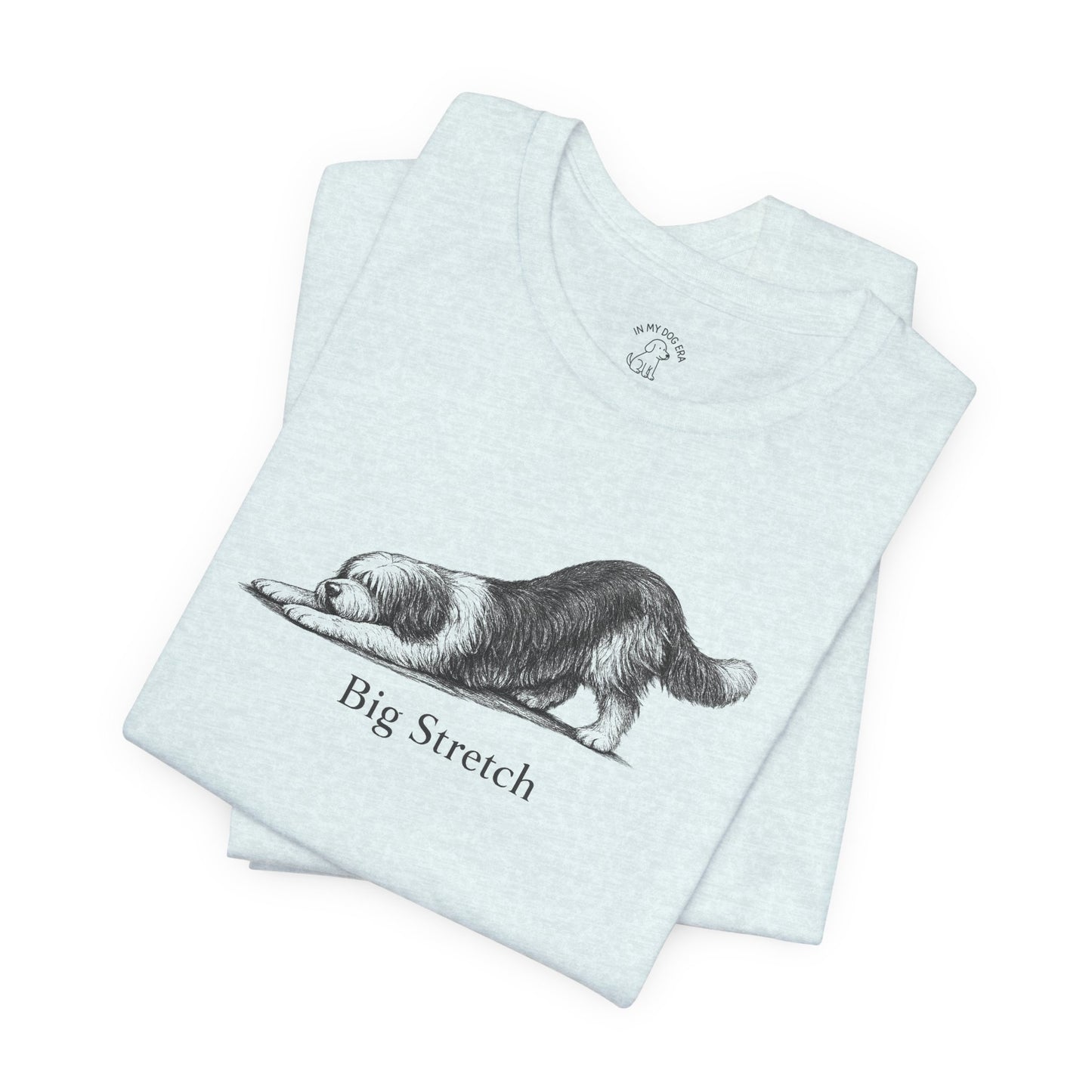 Big Stretch Bearded Collie T-Shirt
