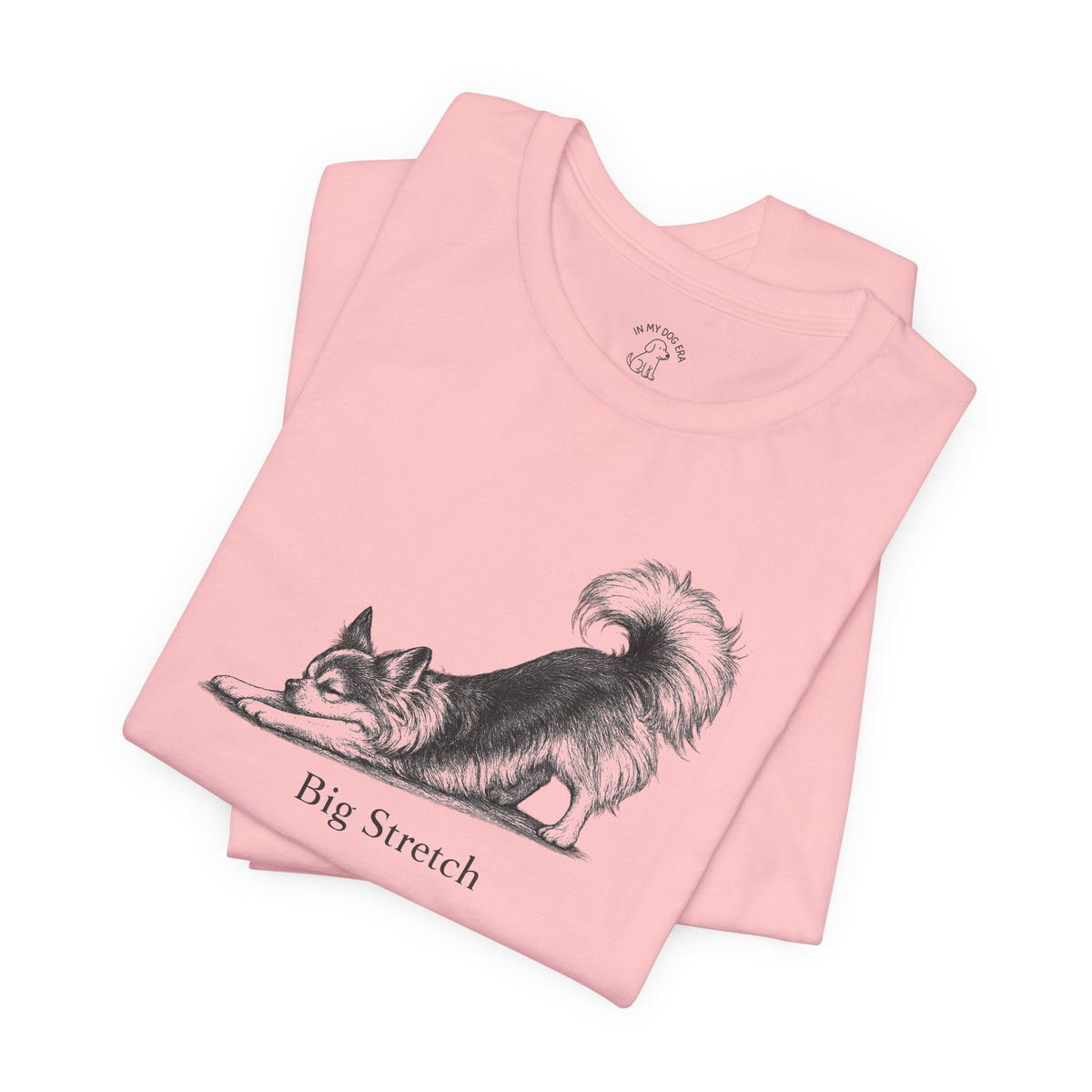 Big Stretch Long-Haired Chihuahua T-Shirt