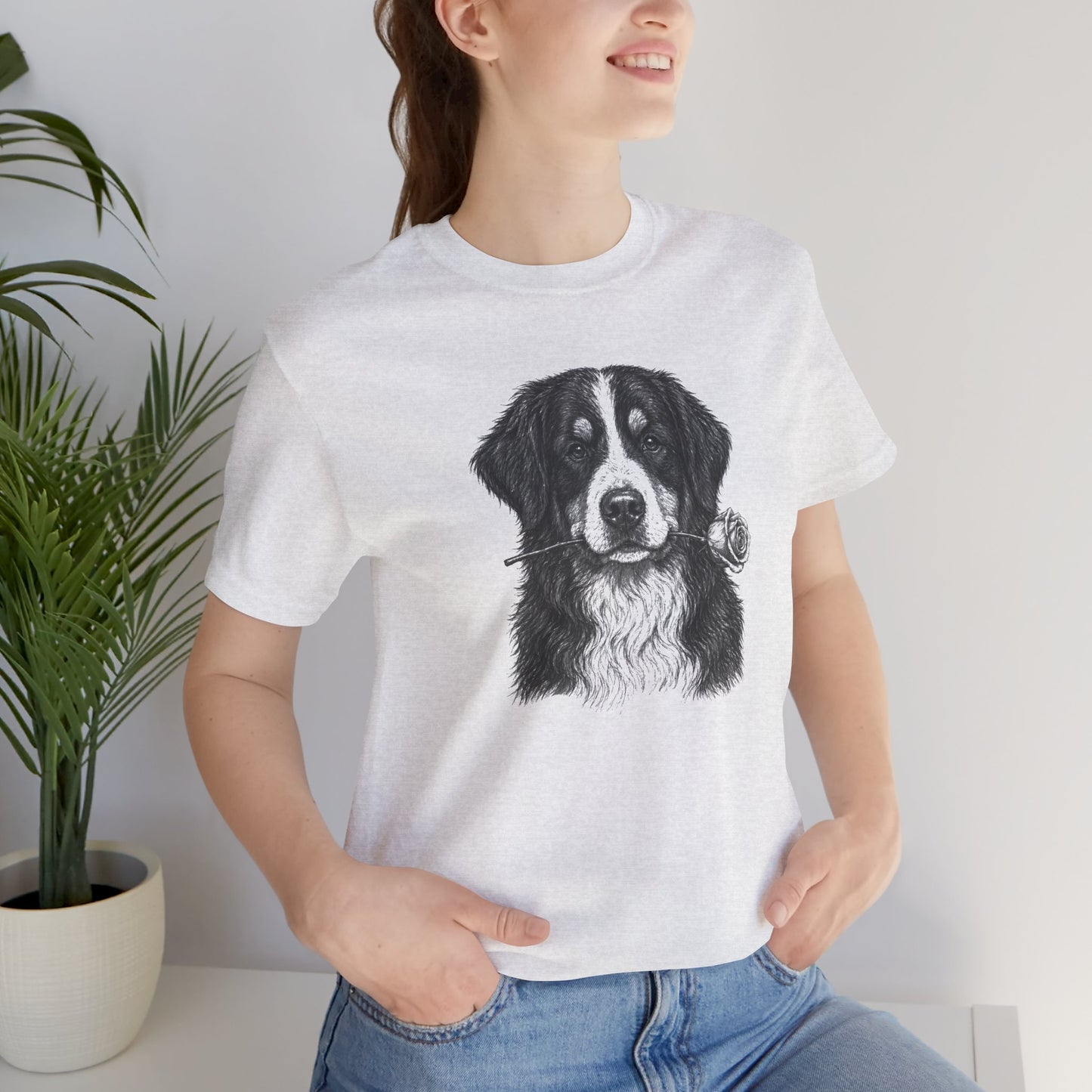 Bernese Mountain Dog Rose Collection T-Shirt