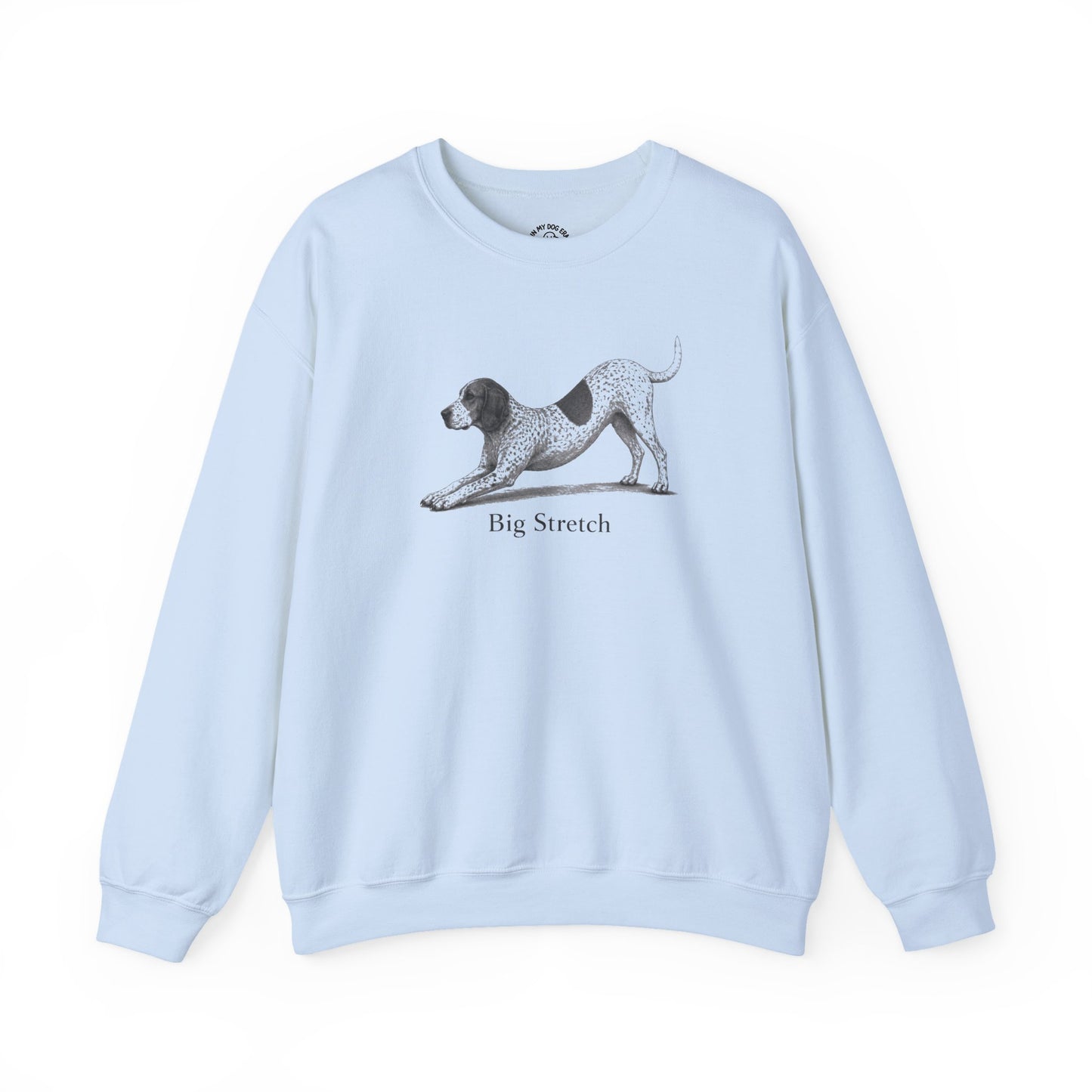 Big Stretch American English Coonhound Sweatshirt (Red Tick Coonhound)