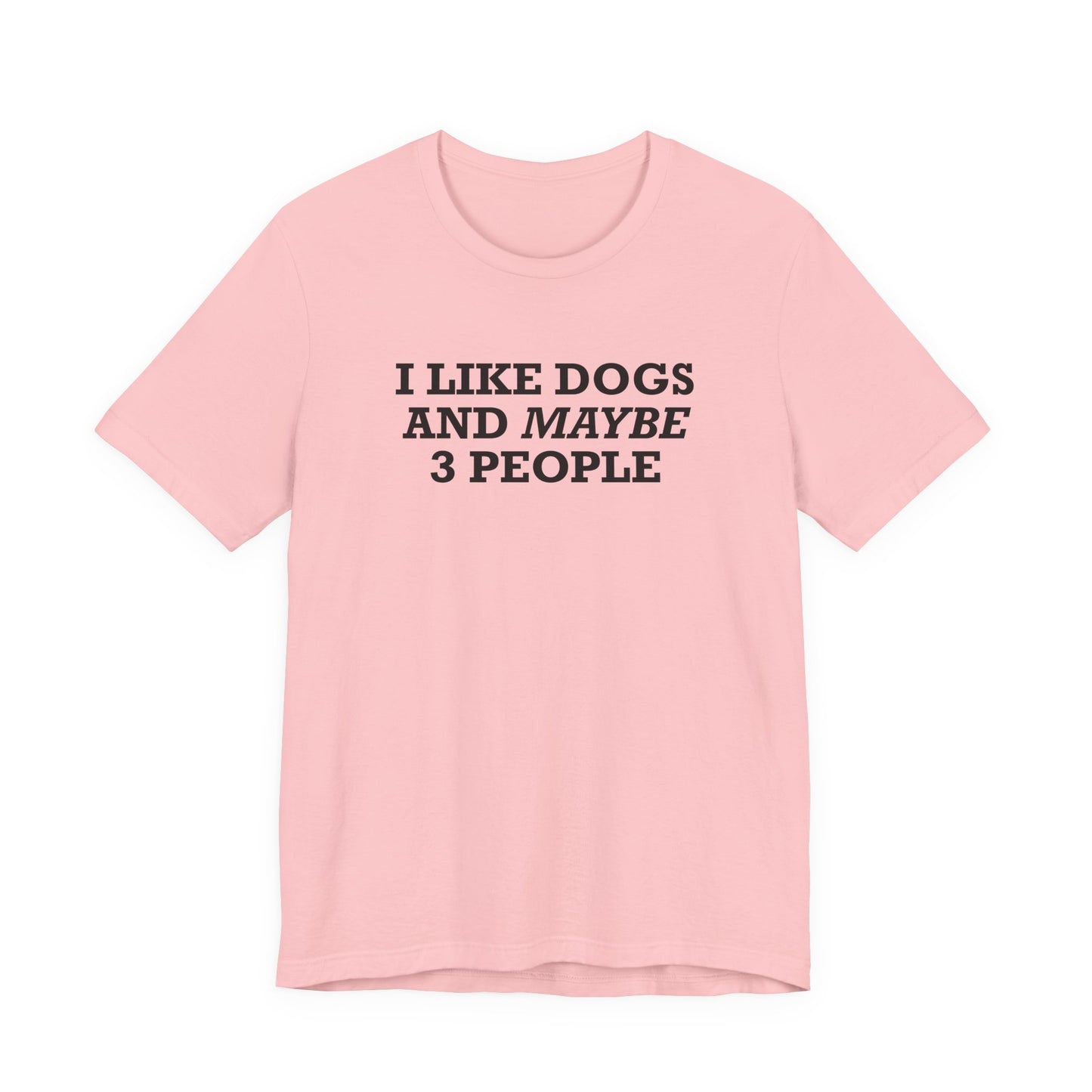 I Like Dogs And Maybe 3 People T-Shirt