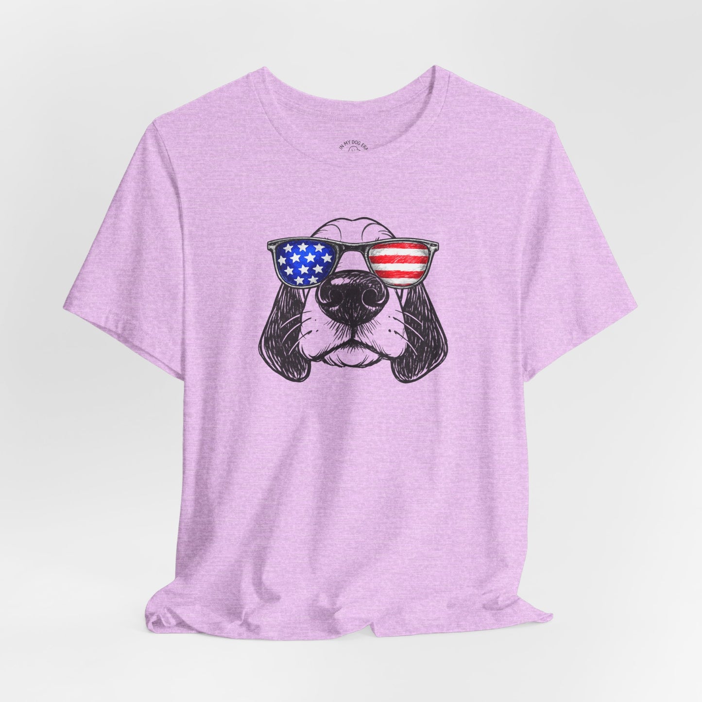 Red, White & BOOP Basset Hound T-Shirt