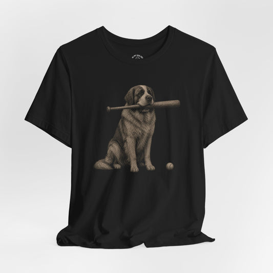 Bat Dog Saint Bernard T-Shirt