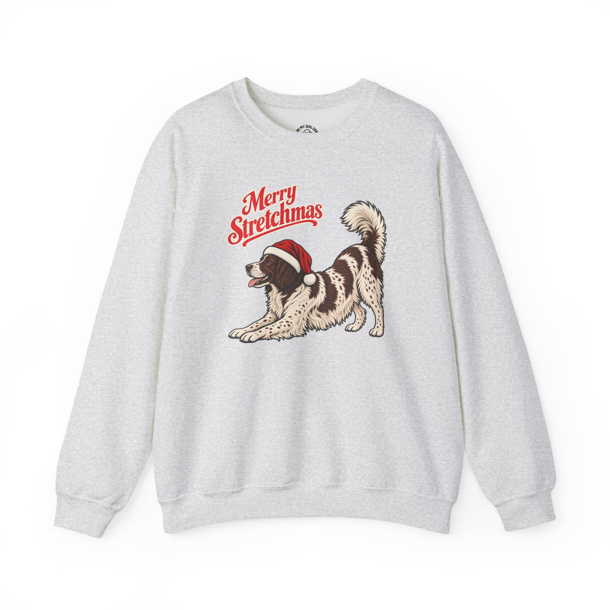 Drentse Patrijshond Christmas Sweatshirt | Merry Stretchmas