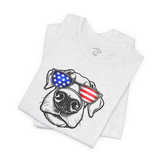 Red, White & BOOP Doberman T-Shirt