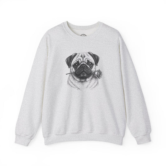 Pug Rose Collection Sweatshirt