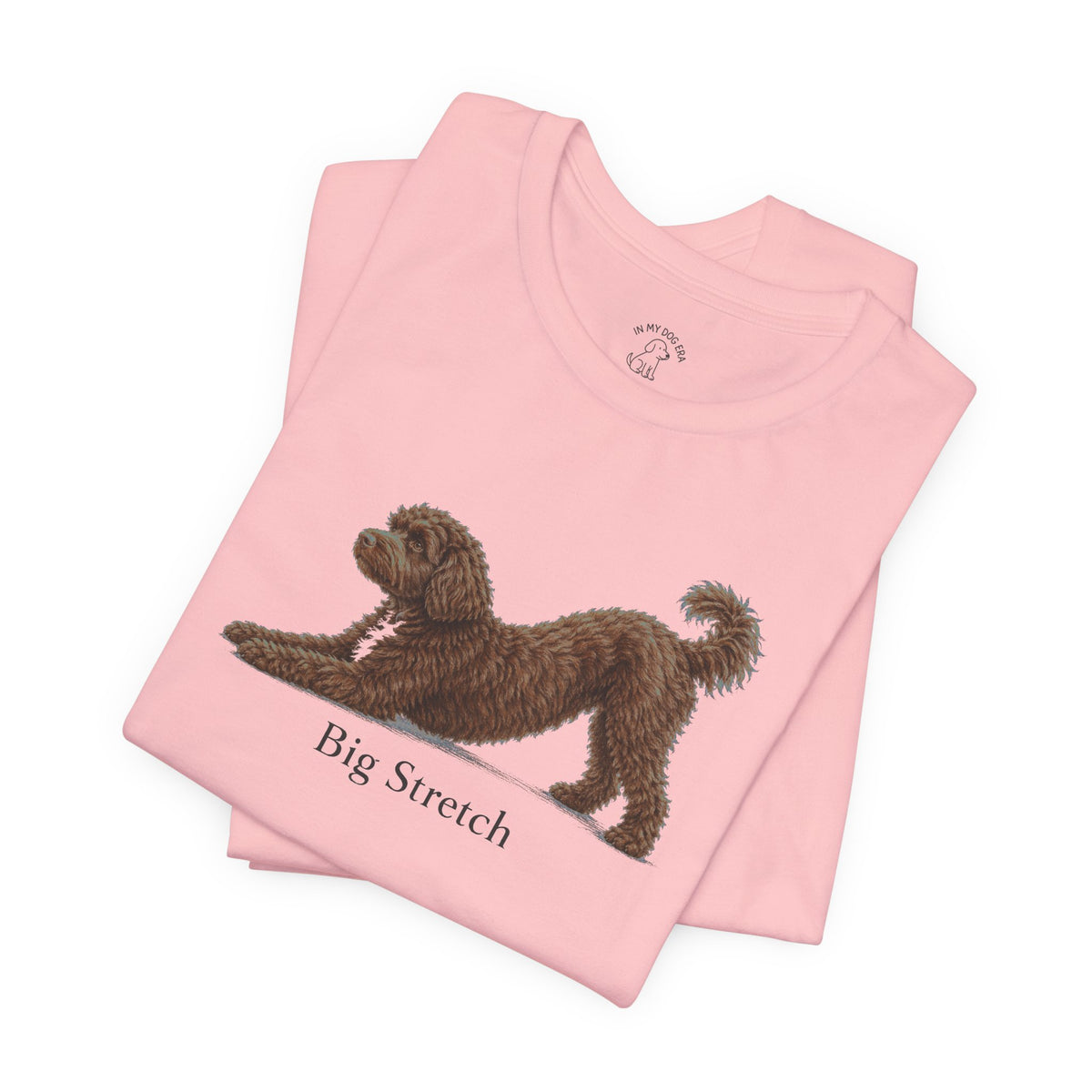Big Stretch Portuguese Water Dog (Brown) T-Shirt