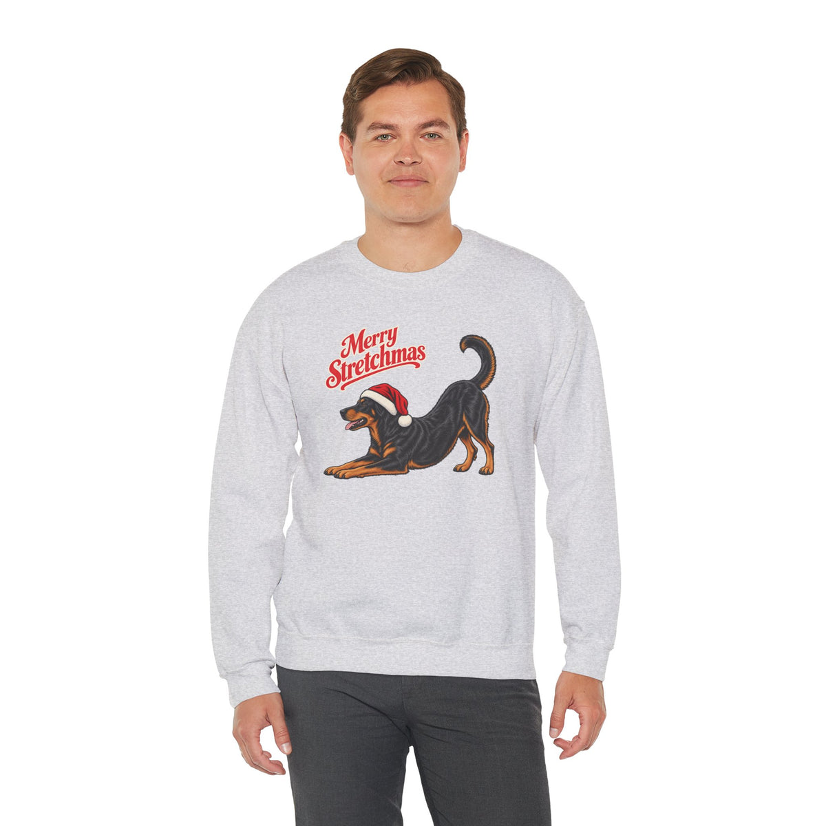 Beauceron Christmas Sweatshirt | Merry Stretchmas